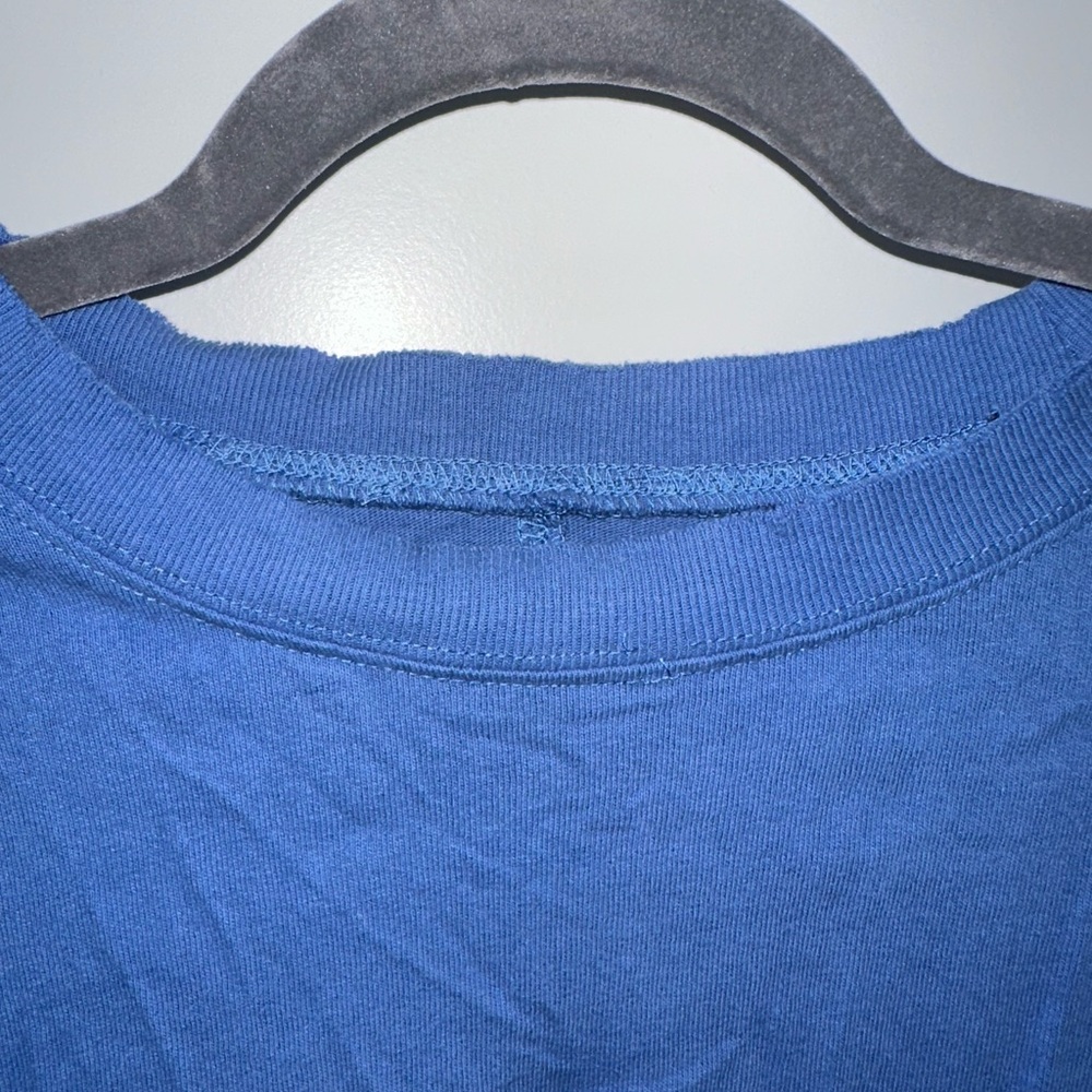 Urban Outfitters Blue Sweatshirt with Patterned Sleeves NWOT - Picture 5 of 6